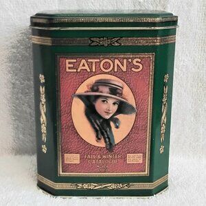 Vintage 80's Eaton's Recollections Fall & Winter No. 124 Collector's Tin!!